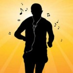 running with music